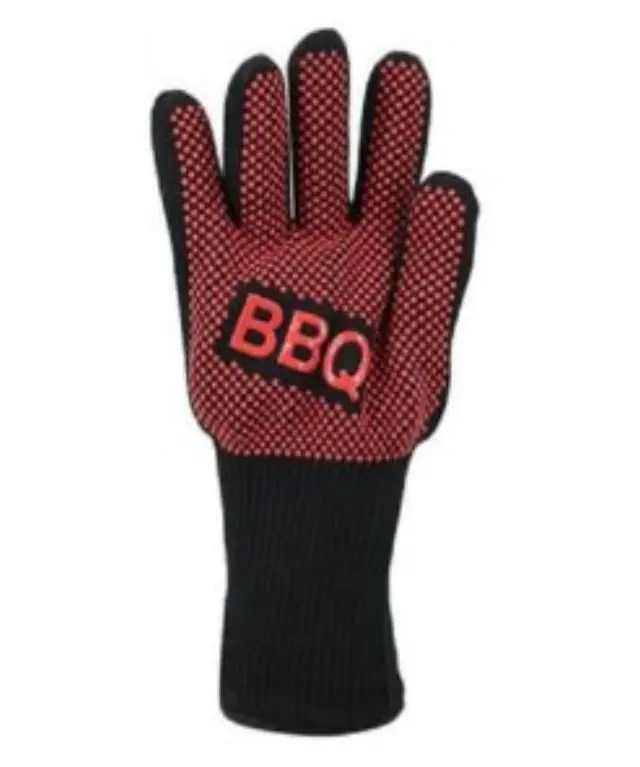 Γάντια BBQ Εξαιρετικά ανθεκτικά στη θερμότητα 1τμχ κόκκινο