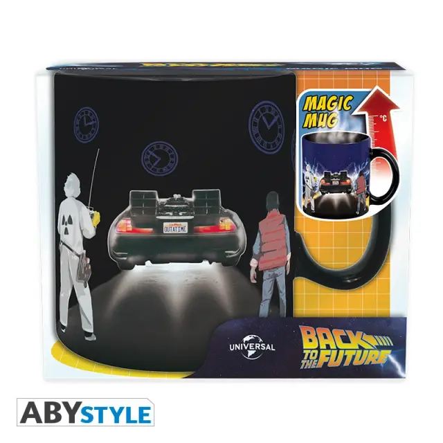 ΚΟΥΠΑ BACK TO THE FUTURE - Mug Heat Change - 460 ml "Time Machine" ABYMUG875 2