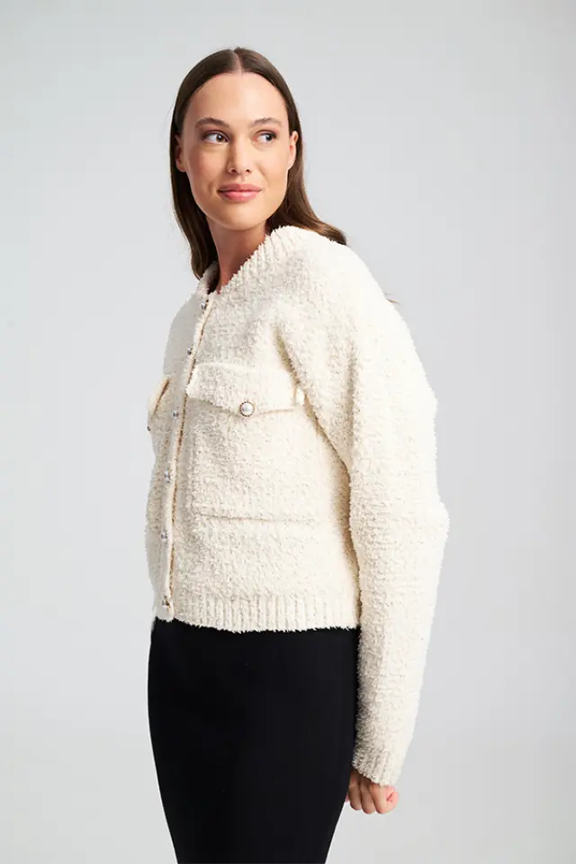 Κομψή Ζακέτα με Πέρλες MOLLY CARDIGAN - L