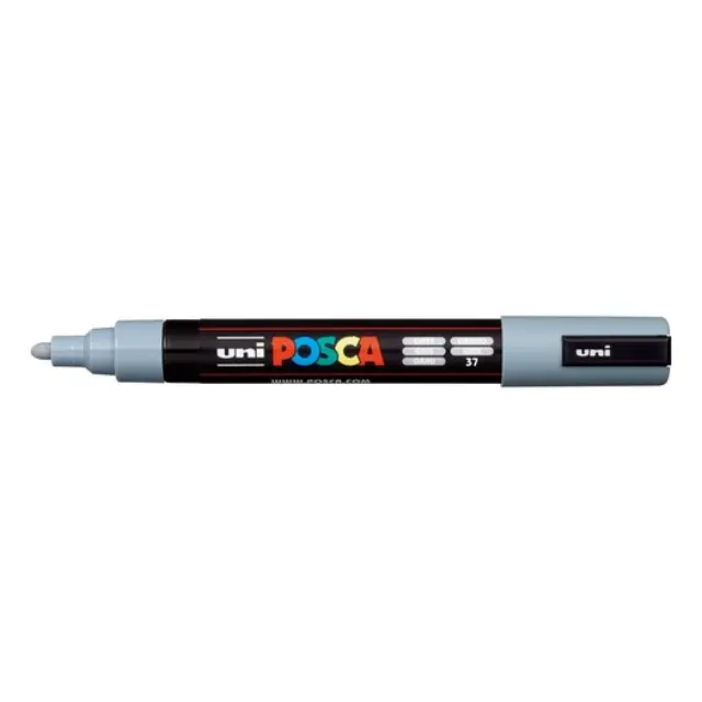 Μαρκαδόρος Uni Posca PC-5M, Γκρι