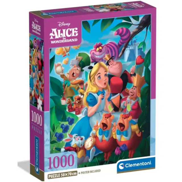 Παζλ Alice in Wonderland puzzle 70x50cm 1000pcs 39952
