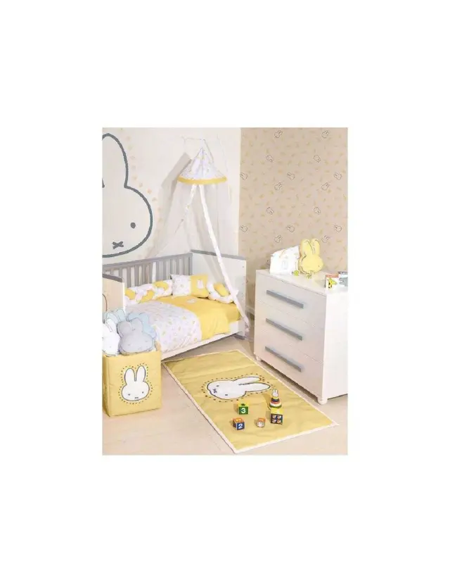 Σεντόνια Κούνιας (σετ) Miffy 8706/54 Μουσταρδί (100x160) 2
