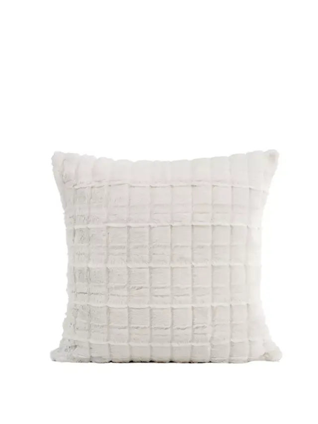 Διακοσμητικό Μαξιλάρι 40x40 Με Γέμιση Nima Weave Cream 100% Πολυέστερ