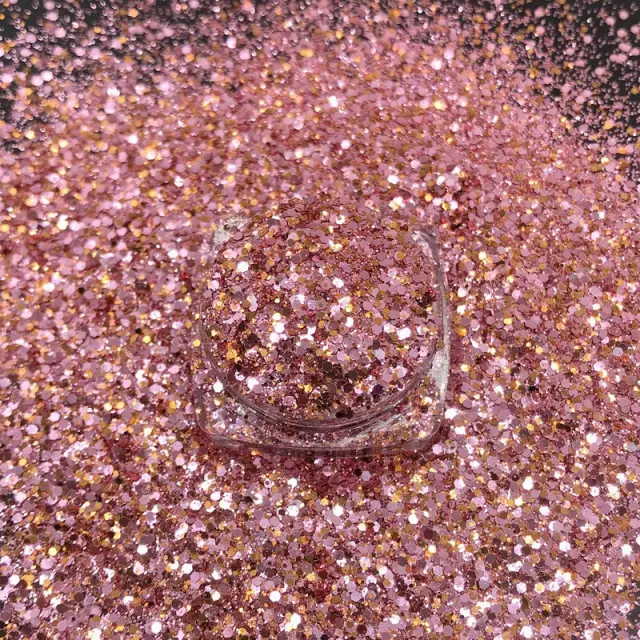 Chunky glitter 20gr, Rose gold