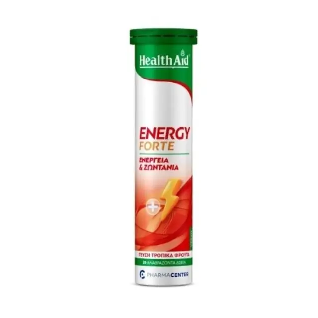 Health Aid Promo Energy Forte Συμπλήρωμα Διατροφής Για Ενέργεια & Ζωντάνια 20 αναβράζοντα δισκία