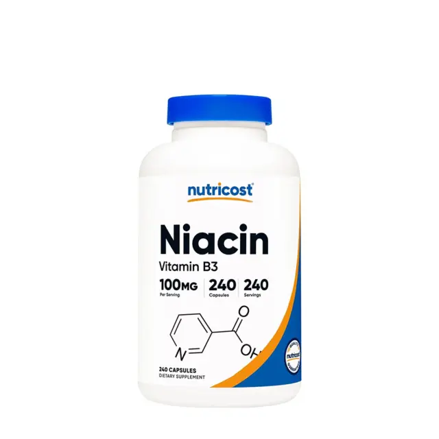 Nutricost Vitamin B3 Niacin 100 mg
