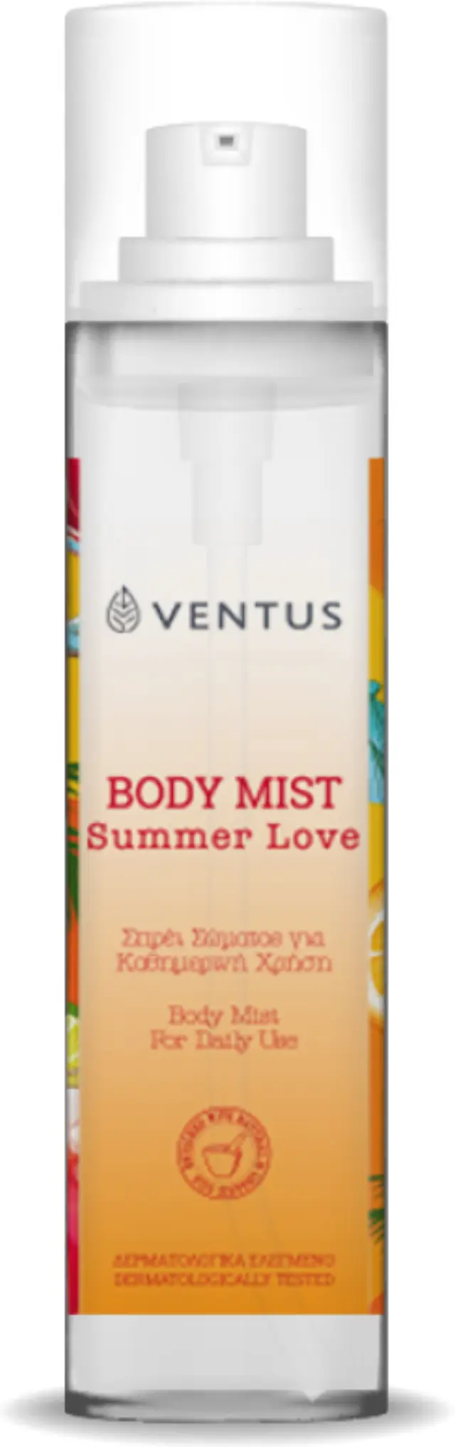 Ventus Summer Love Body Mist Αρωματικό Σπρέι Σώματος 100ml