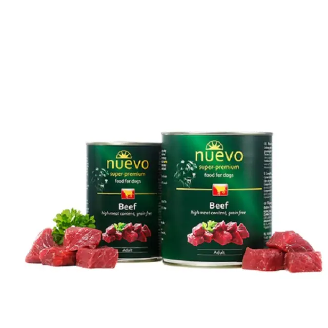 ΚΟΝΣΕΡΒΑ ΣΚΥΛΟΥ NUEVO ADULT ΜΟΣΧΑΡΙ 800gr