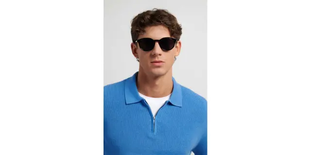 Polaroid Unisex Γυαλιά Ηλίου με Μαύρο Σκελετό και Μαύρο Φακό PLD4195/S 807/M9 2