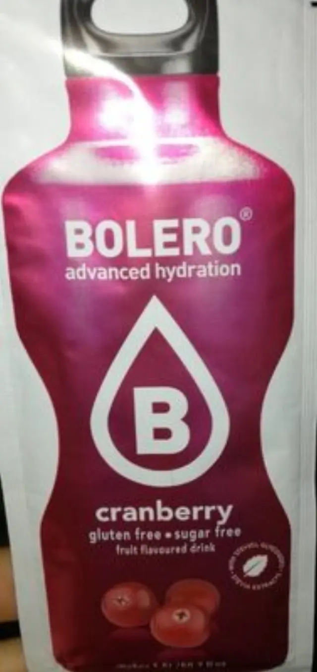 BOLERO Cranberry-Χυμός σε σκόνη για 1.5L (σακουλακι των 9γρ)