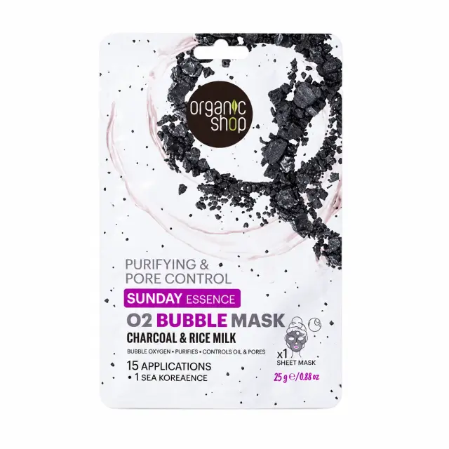 ORGANIC SHOP Sunday Essence Purifying & Pore Control Foaming Mask