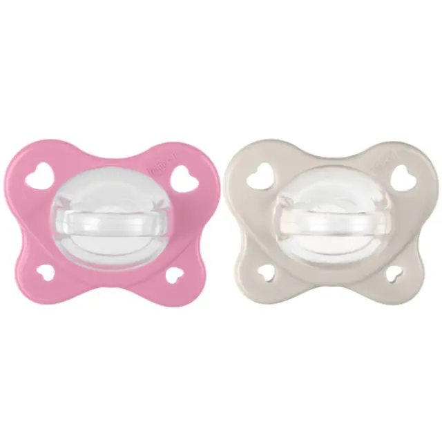 Chicco Πιπίλα Όλο Σιλικόνη PhysioForma Dual Soft 6-16m Pink C60-73087-51