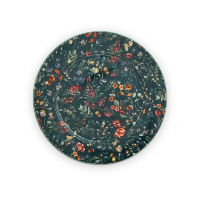 Pip Studio Πορσελάνινη Πιατέλα σερβιρίσματος (32cm): Winter Wonderland (overall dark blue)