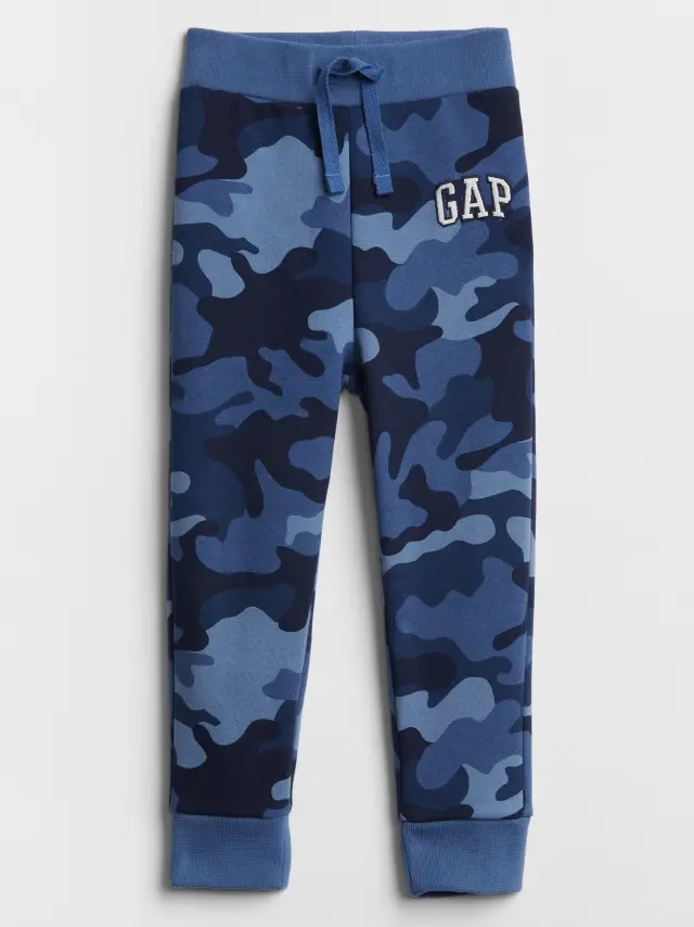 Μπλε Παραλλαγής Νηπιακό Gap Logo Pull-On Jogger Παντελόνι Φόρμας blue camo - 18-24M
