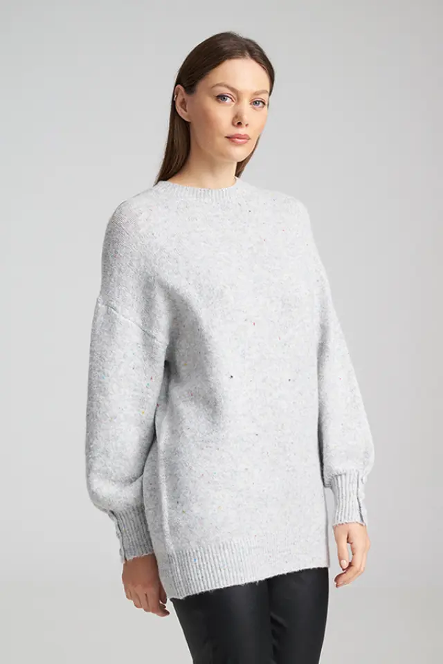 Πλεκτό με Διακριτική Λάμψη και Στυλ COCO SWEATER - XS 3