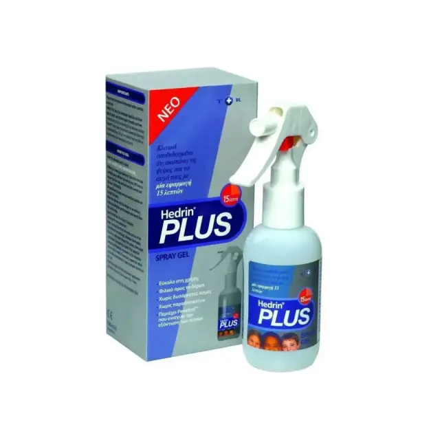 Hedrin Plus Spray Gel 100ml (Αντιμετώπιση για τις Ψείρες & τα Αυγά Τους)