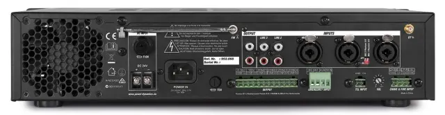 POWER DYNAMICS PDV120MP3 PA ΕΝΙΣΧΥΤΗΣ 4-ΖΩΝΩΝ 3