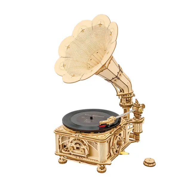Robotime DIY Κατασκευή Classical Gramophone LKB01D