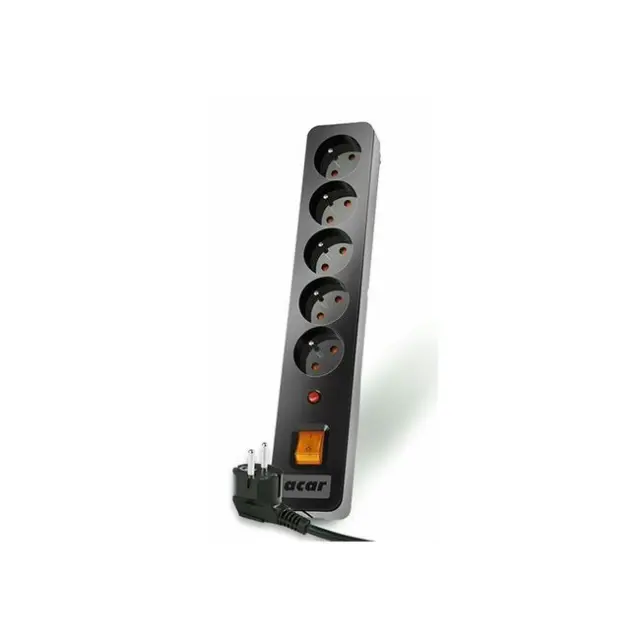 Acar Power Strip X5 5-socket 3.0m Black (W0180)