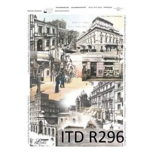 Ριζόχαρτο ITD, 21x29cm, Κτίρια, R296