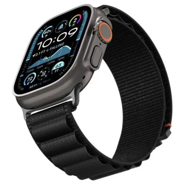 Λουράκι Spigen Apple Watch (44/ 45/ 46/ 49mm) WBF1 Μαύρο N69267