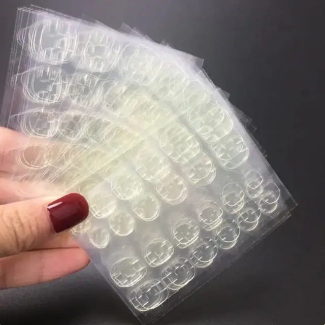 Αυτοκόλλητα Φύλλα Διπλής Όψης Για Tips Νυχιών - Sheets Nail Jelly Glue Manicure Adhesive Paste 039481 3