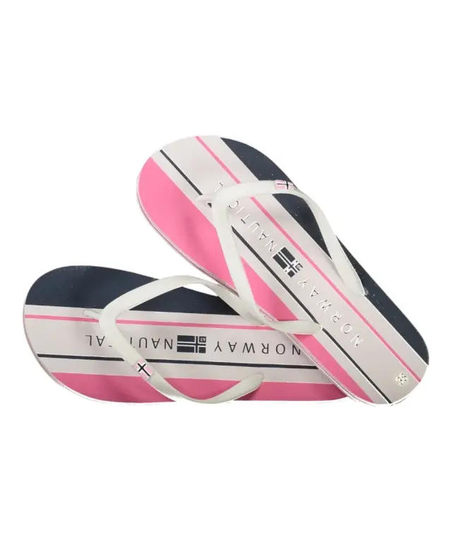 Norway Nautical School – Γυναικείες Παντόφλες Slipper 841007-WHITE Λευκό