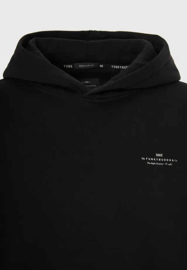 Funky Buddha Hoodie Black FBM012-002-06-Black - S 2