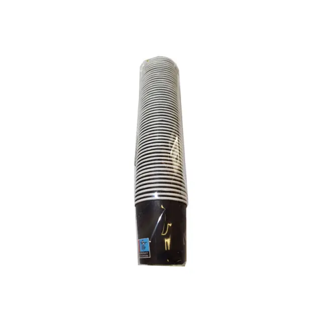 Χάρτινα ποτήρια μαύρα 4 Oz - 130ml - 50 τεμάχια 2