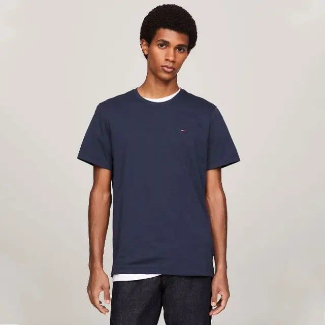 T-shirt Tommy Hilfiger DM0DM04411-002 Μπλε - XXL