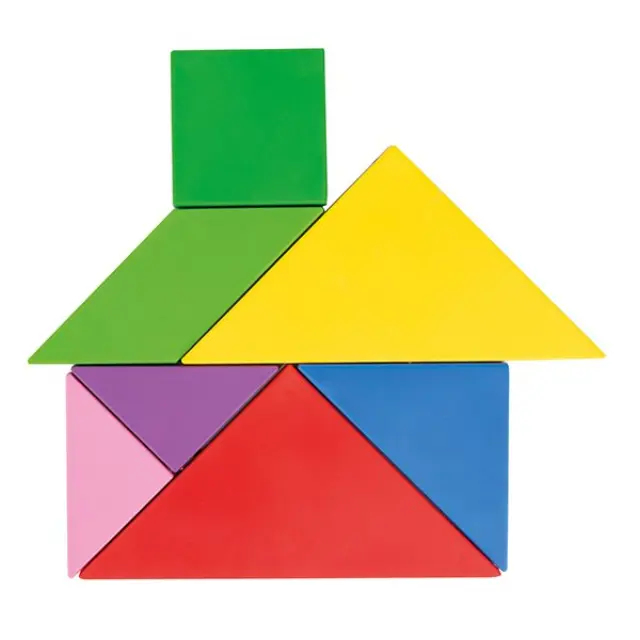 TOOKY TOY - Tooky Toy TF642 Magnetic Tangram play 18 pcs - 6972633371182