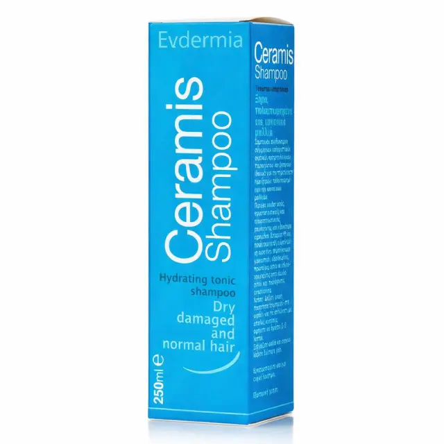 Evdermia Ceramis Shampoo, Τονωτικό Σαμπουάν Για Ξηρά/Κανονικά Μαλλιά 250ml 2