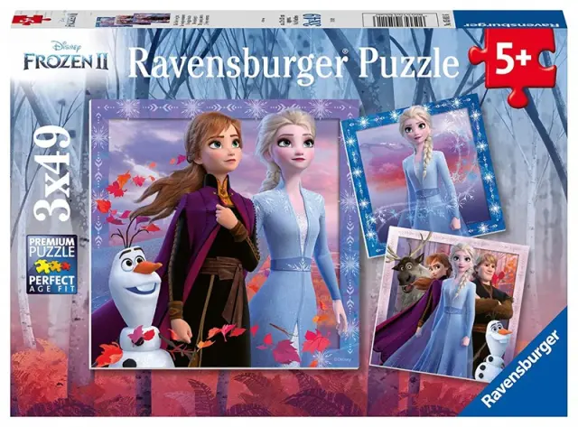 Ravensburger Παζλ 3X49 Τεμ. Disney Frozen II Ψυχρά Και Ανάποδα 2 05011
