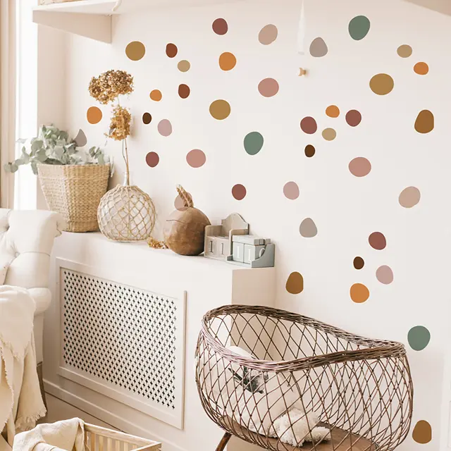 Sipo Boho Dots Αυτοκόλλητα Τοίχου 3