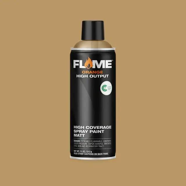 Flame Orange Spray Paint 400ml FO-704 Beige Brown