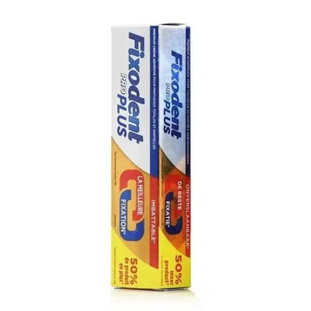 Fixodent | Plus Food Barrier Στερεωτική Κρέμα για Ολικές & Μερικές Τεχνητές Οδοντοστοιχίες | 40g