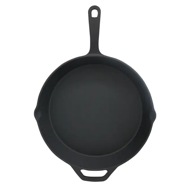THERMOGATZ - ΤΗΓΑΝΙ SKILLET ΜΑΝΤΕΜΕΝΙΟ PRE-SEASONED FTG-3032S ANGEL COOK 2