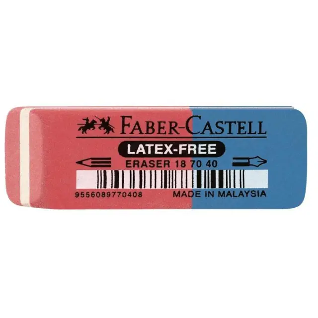 Γομολάστιχα Faber Castell 7070-40 Δίχρωμη 187040