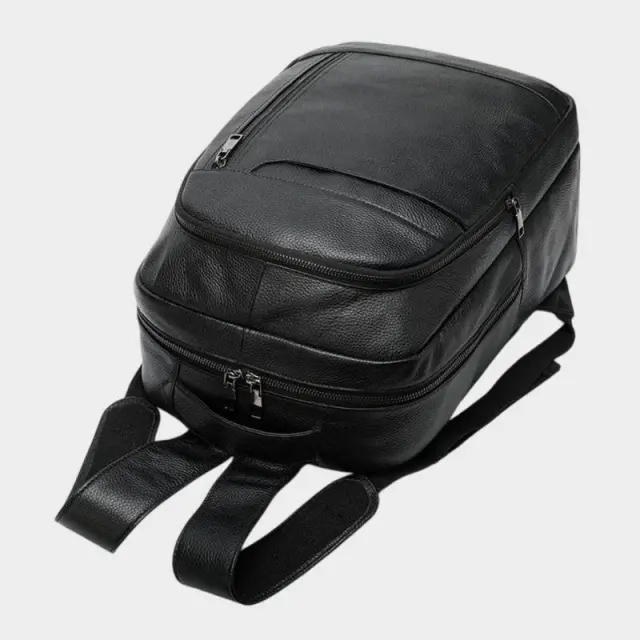 Δερμάτινο σακίδιο πλάτης Cardinal 9008 μαύρο - One Size 3