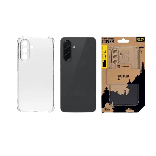 Tactical TPU Plyo Cover for Samsung Galaxy A36 5G Transparent 3