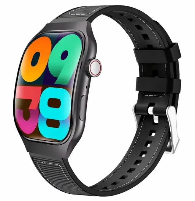 Smartwatch 1,83 ιντσών με κυρτό γυαλί JH-H7-B Μαύρο