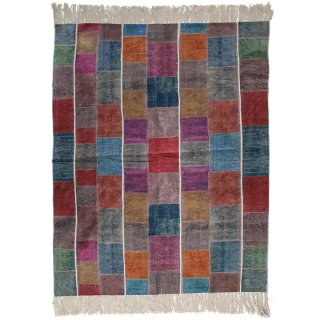 Χαλί Πολύχρωμο Βαμβακερό 120x180cm