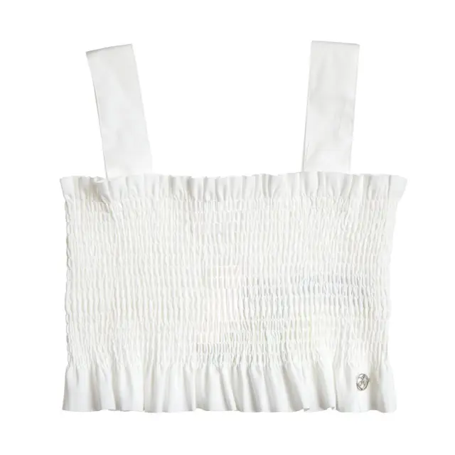 Σετ crop top με σορτς και κορδέλα μαλλιών 3