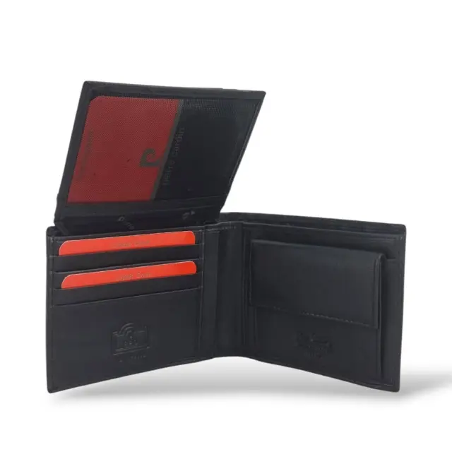Ανδρικό Πορτοφόλι RFID Γνήσιο Δέρμα Pierre Cardin 8806-TILAK84. Μαύρο 3