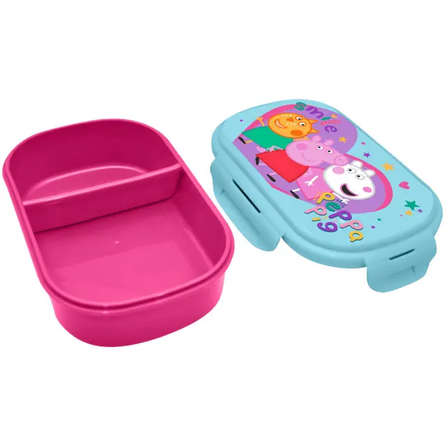 Φαγητοδοχείο με πιρούνι Peppa Pig Lunch box + cutlery PP17102 2