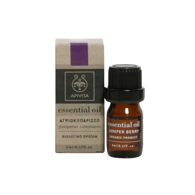 Apivita Essential Oil Βιολογικό Αιθέριο Έλαιο Αγριοκυπάρισσο 5ml