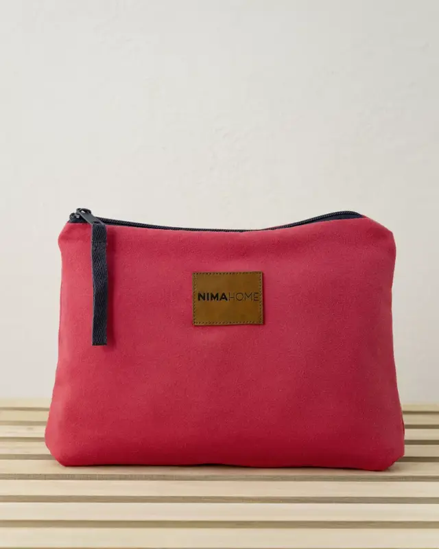 Νεσεσέρ Θαλάσσης διπλής όψης Riva - Vivid Pink / Dark Gray Κόκκινο, Γκρι Νεσεσέρ 25x17