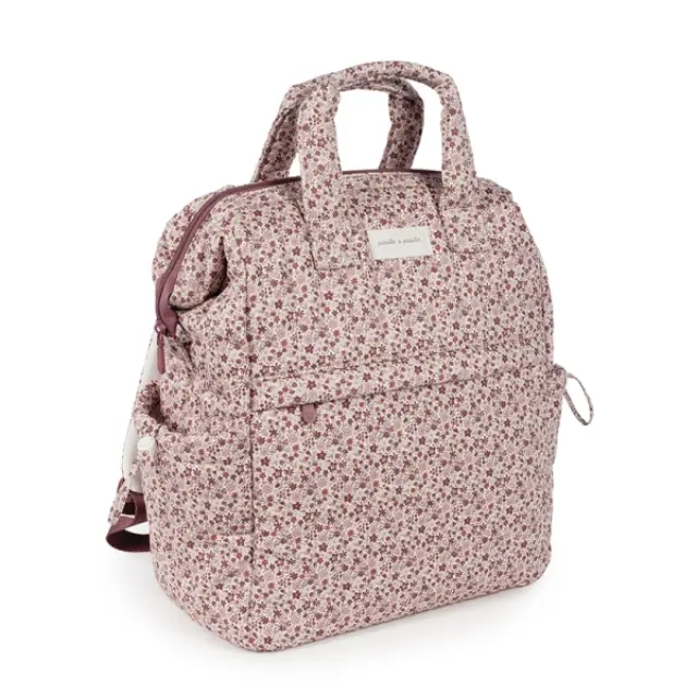 Pasito a PasitoΤσάντα Αλλαξιέρα Backpack Cherry Flowers 2