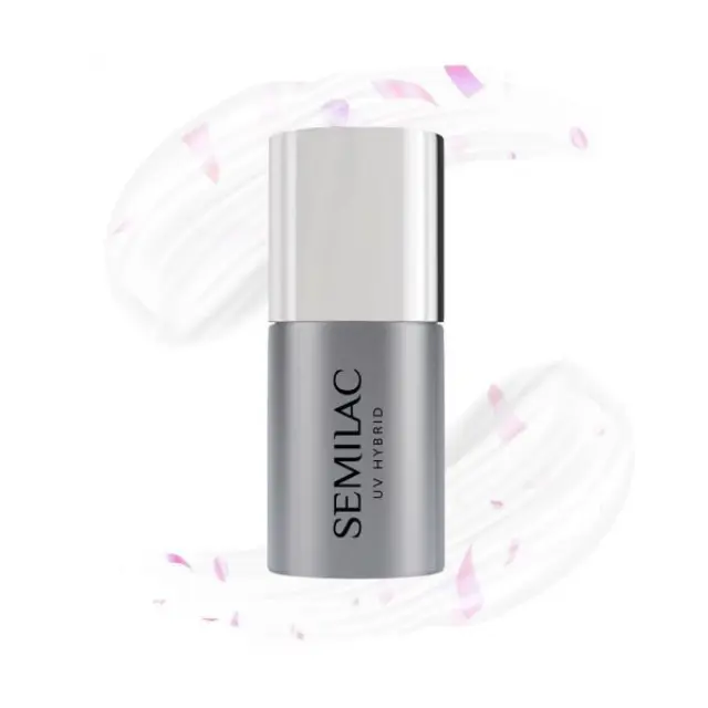 Semilac Top No Wipe Flower Flakes T22 7ml