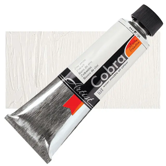 Λάδι Νερού Talens Cobra - 104 Zinc White - 150ml